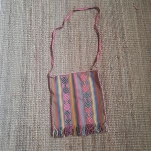 Andean woven crossbody bag